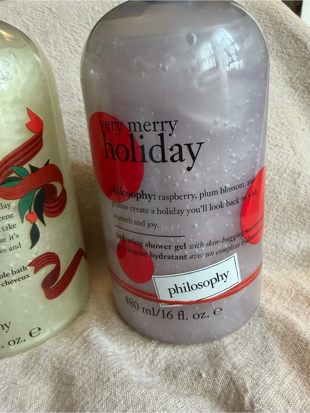 NEW~ Philosophy Snow Globe & Very Merry Holiday Shower 3-n-1 Gel set